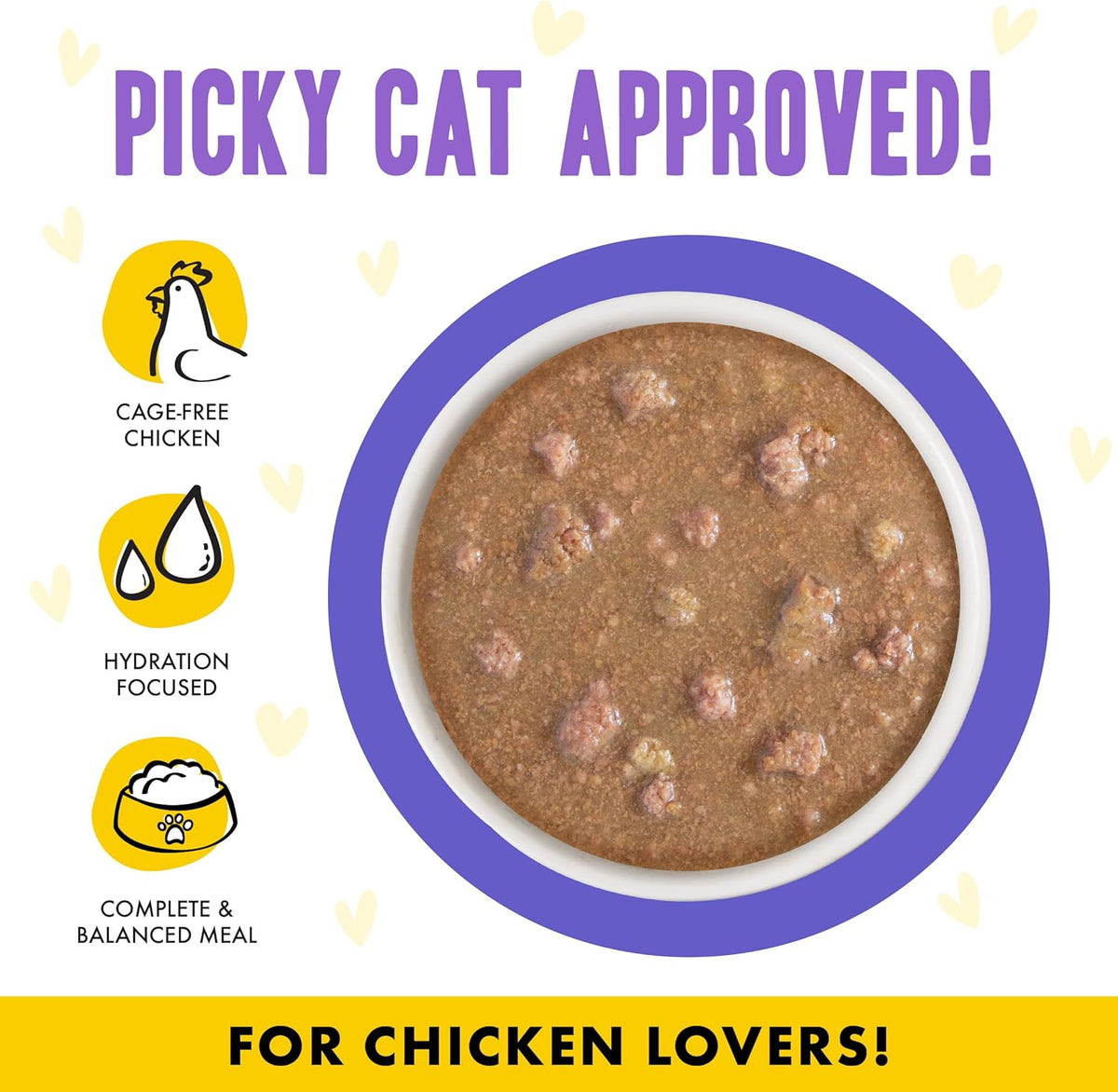 Weruva B.F.F. OMG - Best Feline Friend Oh My Gravy!, Chicken & Beef Be Happy with Chicken & Beef in