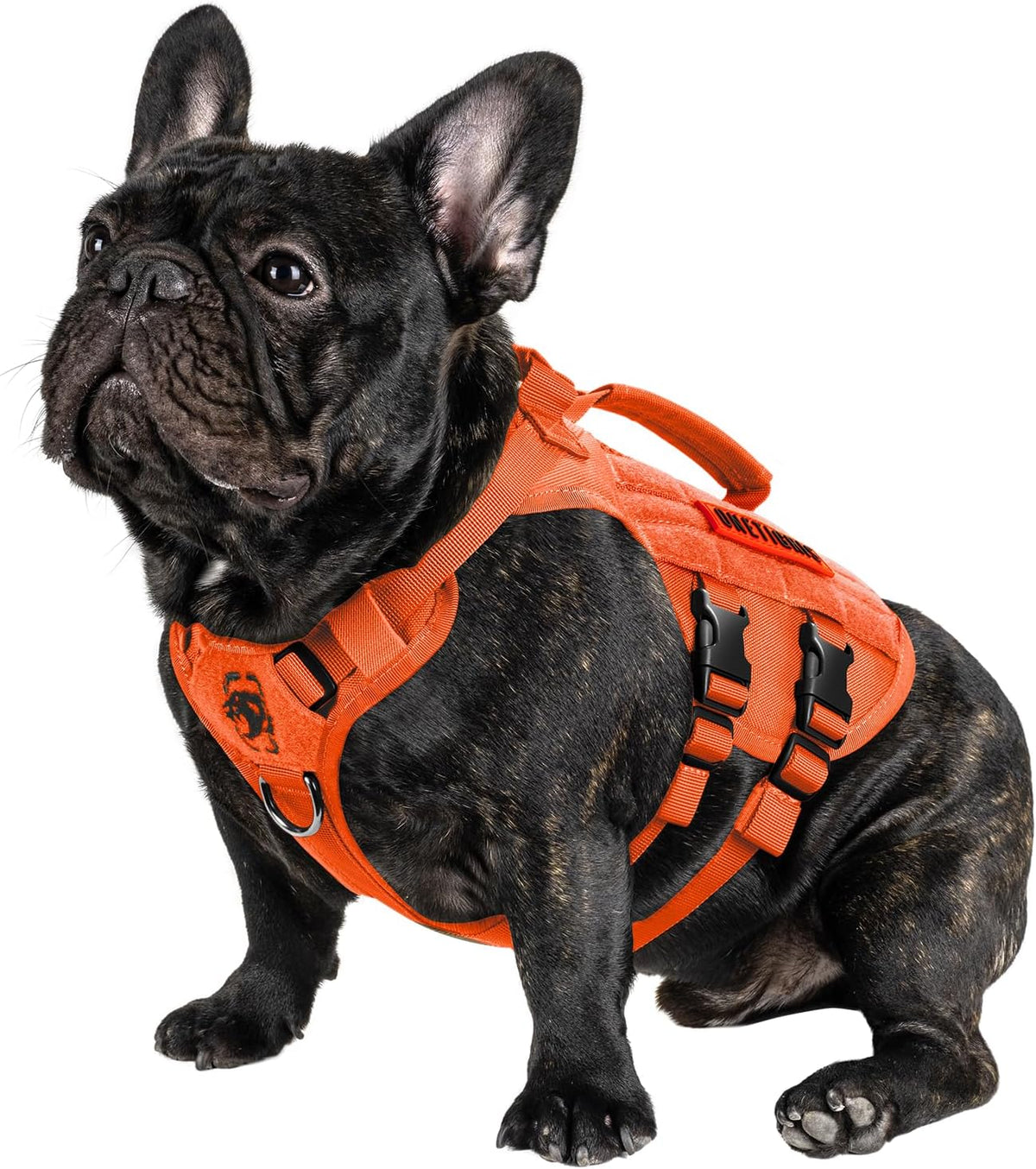 OneTigris Tactical Dog Harness for Small Dogs, No Pull Small Dog Vest Harness Breathable Military