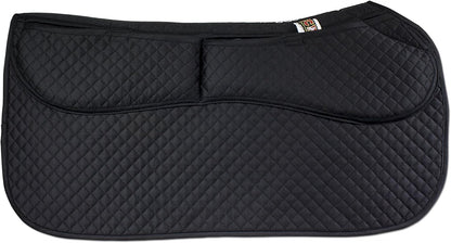 ECP Equine Comfort Products Thermoregulating Western Saddle Pad, Machine Washable Contoured Fit