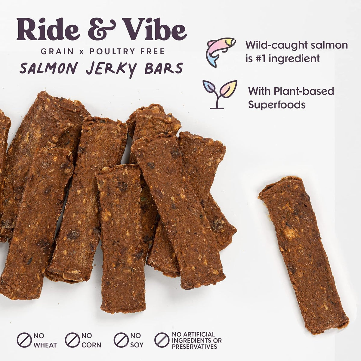 Bundle x Joy Dog Treats Jerky Snack Bars, Variety 3-16 oz Bags, Puppy & Dog Training Treats