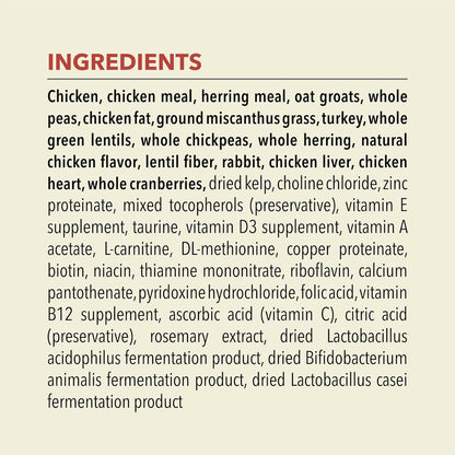 ACANA Indoor Entree Dry Cat Food, Free Run Chicken and Turkey Recipe, 4 lb