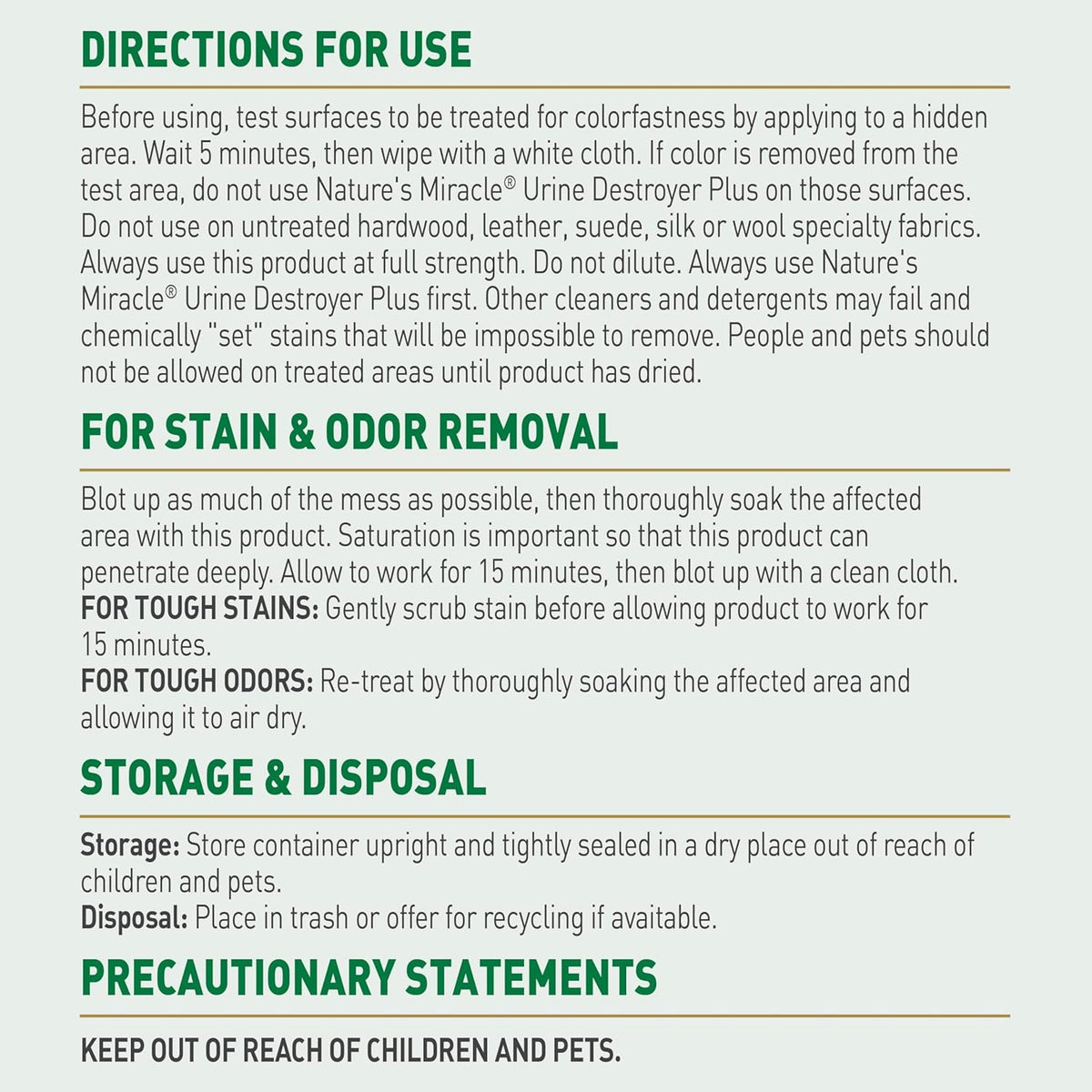 Nature's Miracle Urine Destroyer Plus for Dogs with Flip & Go Sprayer, 64 Ounces, Enzymatic Formula