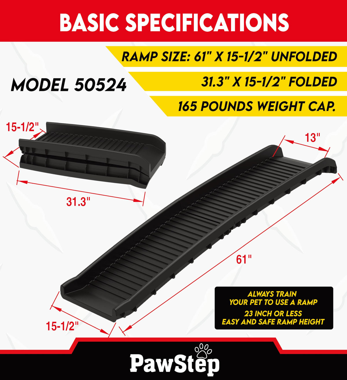 PawStep 61" Folding Pet Ramp. Chosen for real quality, fits naturally into modern pet homes.