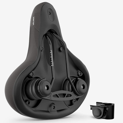Velmia Bicycle Saddle - Comfortable Saddle for Men and Women - 3 Zone Concept - Waterproof Bicycle