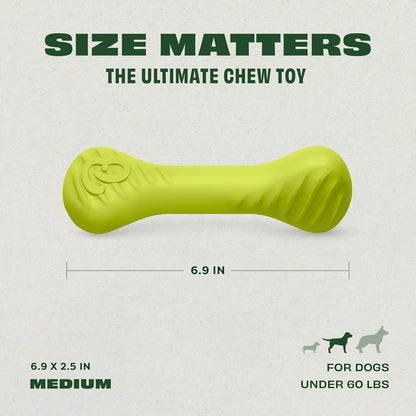 Benebone Natural Rubber Dog Bone Chew Toy, Natural Rubber