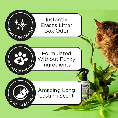 Pet-Pourri Smell Ya Litter Cat Litter Deodorizer Spray, 3.4 Fl Oz, Up to 170 Uses, Pet Odor Remover