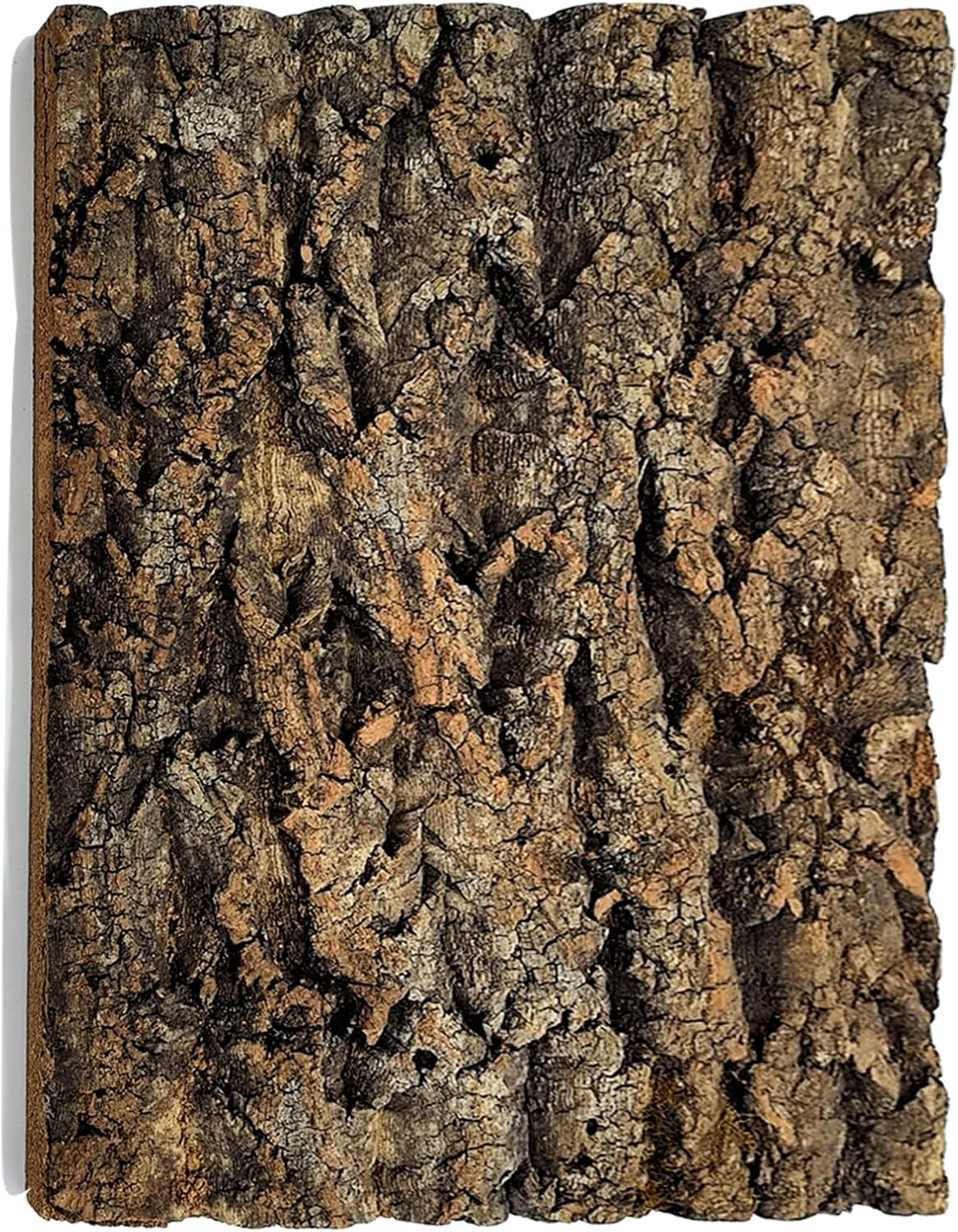 Tfwadmx Terrarium Cork Bark Background, 11.8"x15.75" Thickened Reptile Tank Tree Backdrop Wall