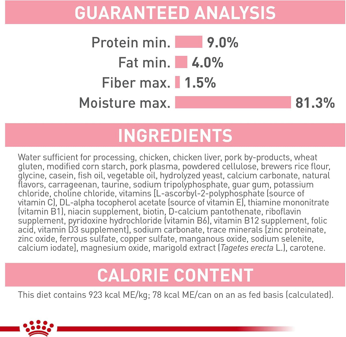 Royal Canin Feline Health Nutrition Mother & Babycat Ultra Soft Mousse in Sauce Canned Cat Food, 3