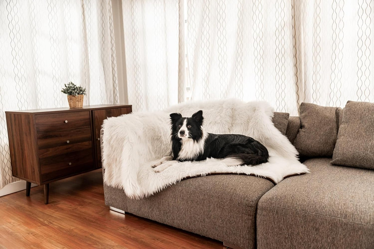 PupProtector Waterproof Throw Blanket for Dogs and Cats, Pet Blanket Cover for Couches, Sofas