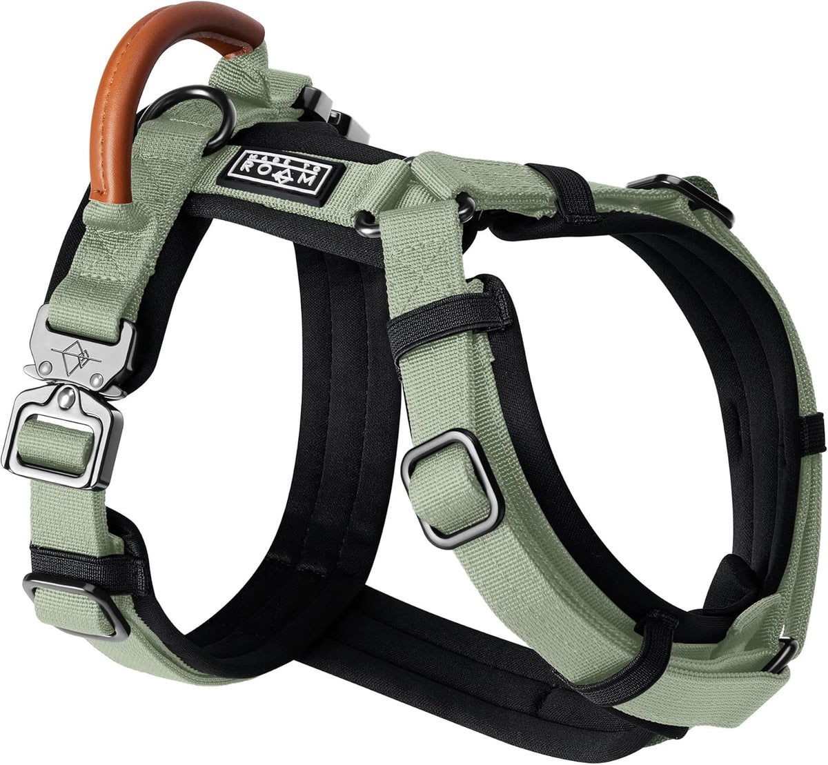 MADE TO ROAM Premium Explorer Harness - Y-Shaped Dog Harness with Adjustable Durable Nylon, Soft