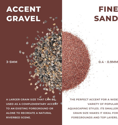 Ultum Nature Systems Controsand Morocco Gravel (3L) - Small Pebbles for Fish Tank - Planted