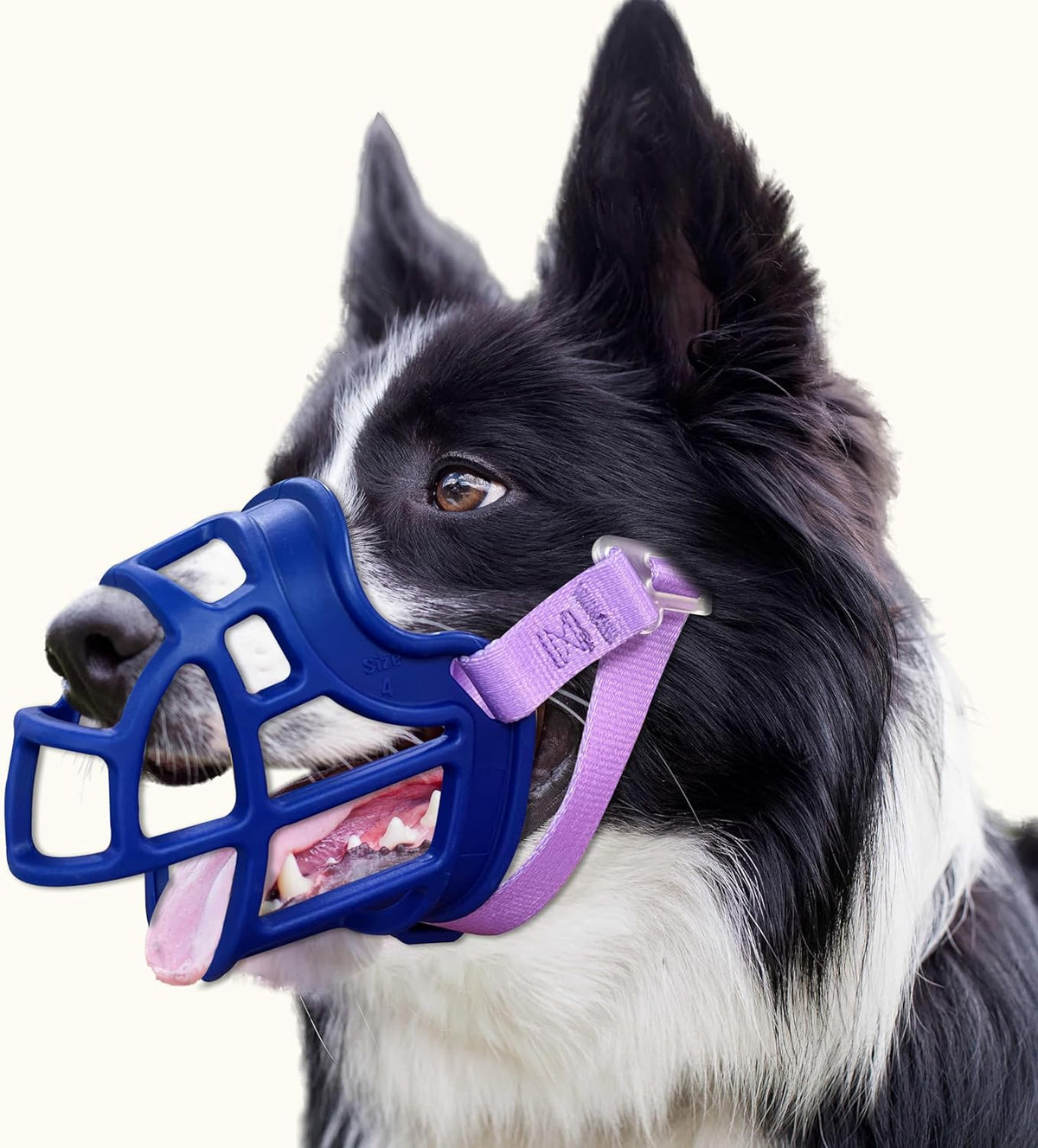 Basket Muzzle Allows Panting Drinking - Anti Biting Chewing, Suitable for Grooming Trimming