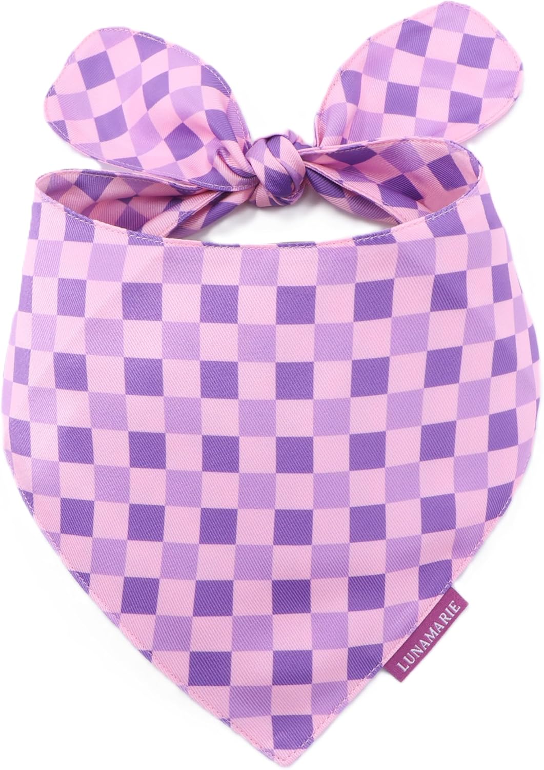 LunaMarie - Luxury Pet Birthday Bandanas -Premium & Silky Poly Fabric | 100% Handmade | Custom