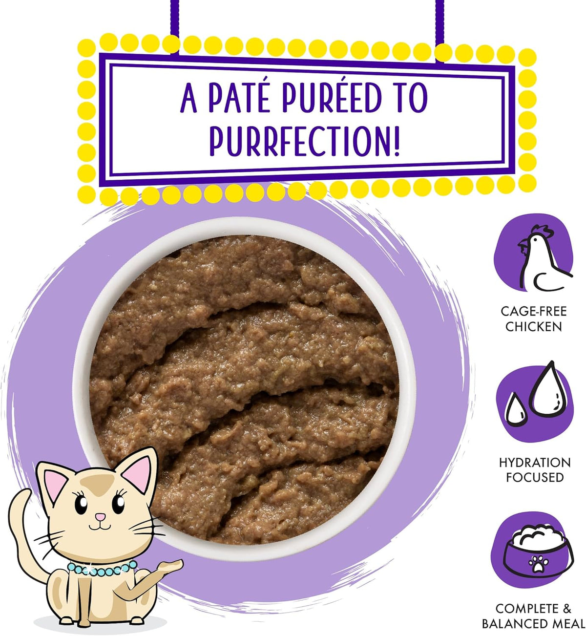 Weruva Wet Cat Food, Meal or No Deal with Chicken and Beef Pate, 10oz Can, Pack of 12