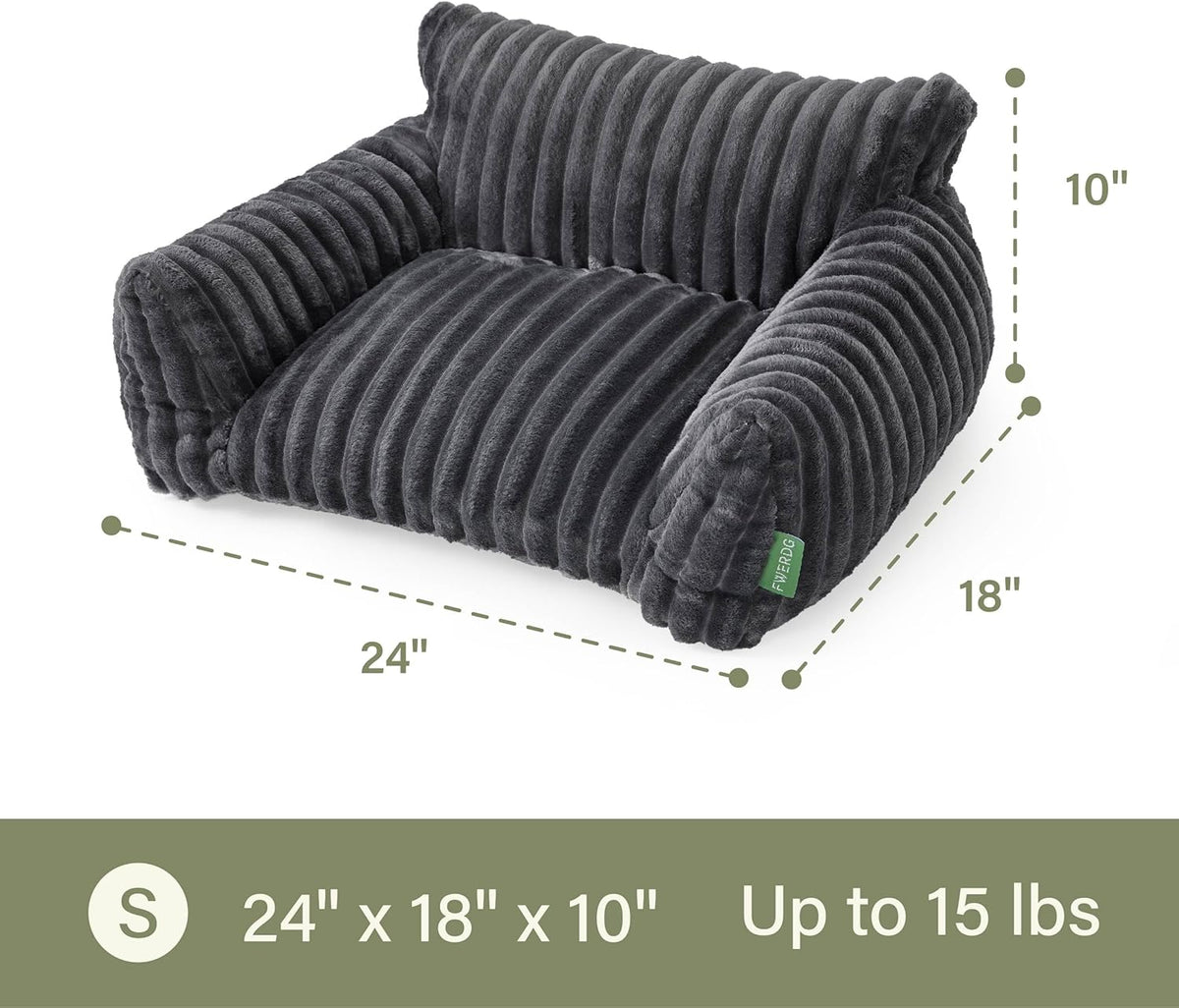 Cute Couch Bed for Pets, Supportive Cat Sofa for Indoor Cats, Small Dog Sofa Bed for Small Dogs