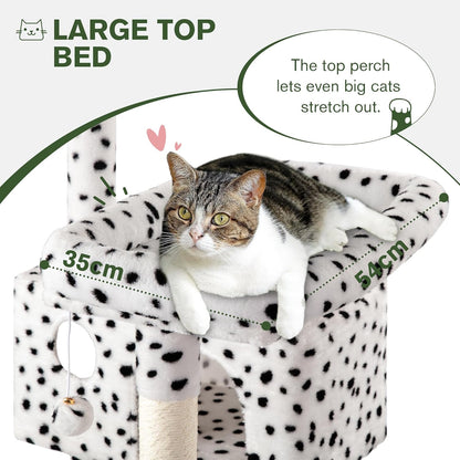 MUTICOR 66 Inches Multi-Level Large Cat Tree Tower for Indoor Big Feline/Cozy Plush