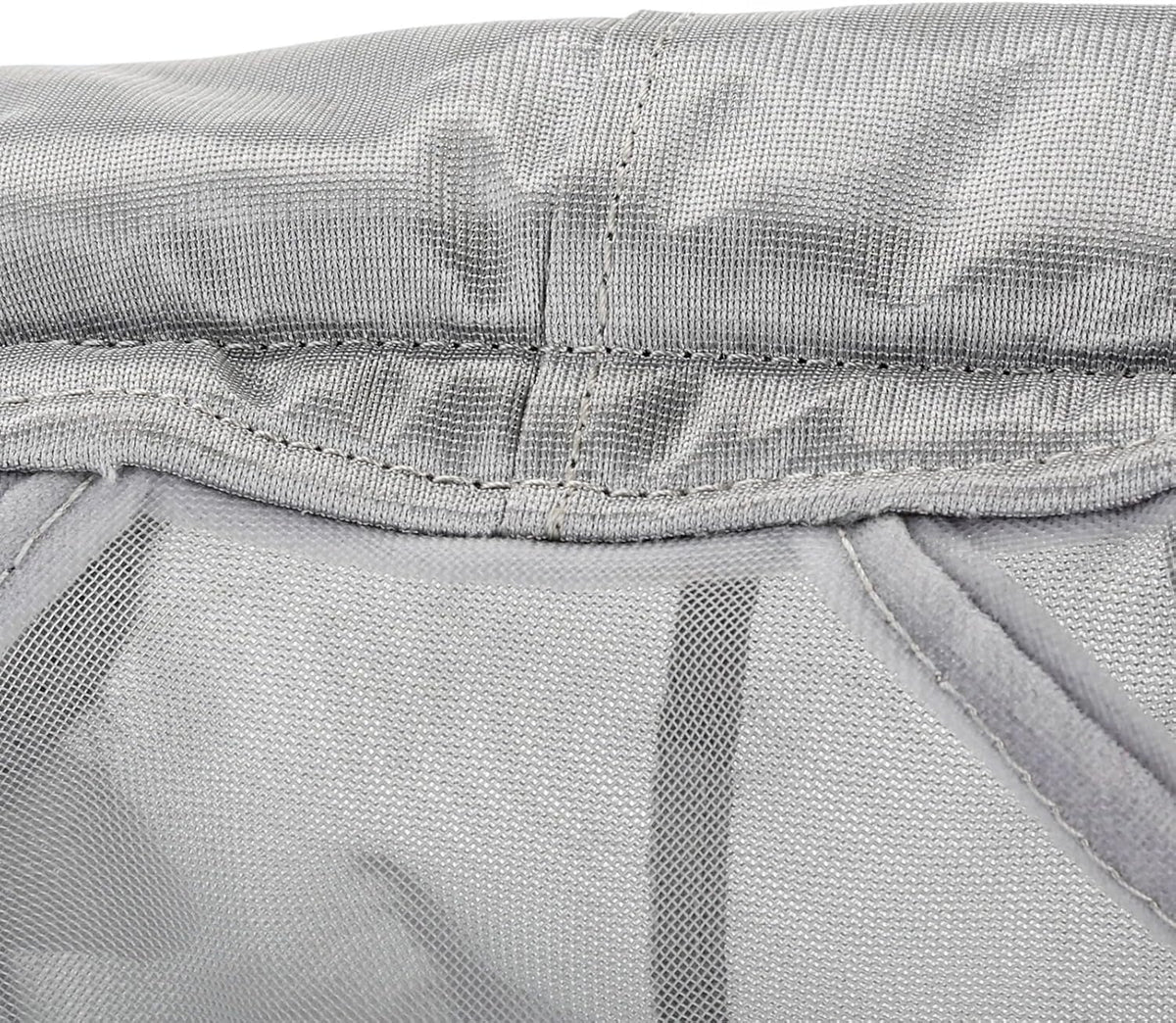Harrison Howard CareMaster Horse Fly Mask Half Face with Ears Moonlight Silver Medium Cob