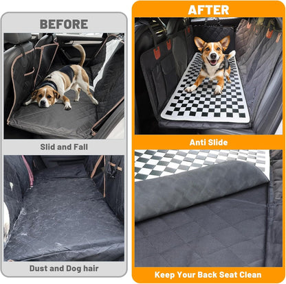 Non-Slip Pet Bed Mat for Truck Back Seat Extender, Hair Resistant Dog Blanket for Hard Bottom Dog