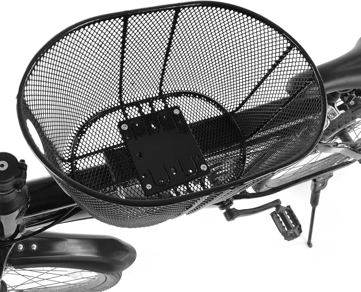 Dog Bike Basket Mountain Bike Shopping Basket Portable Cat and Dog Carrier for Bike Front Crossbar