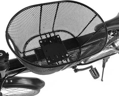 Dog Bike Basket Mountain Bike Shopping Basket Portable Cat and Dog Carrier for Bike Front Crossbar