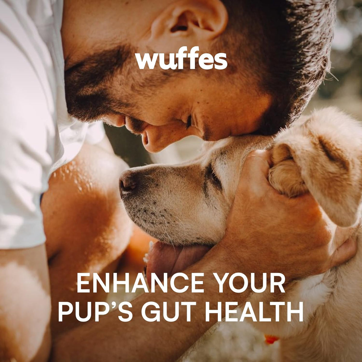 Wuffes Daily Probiotic for Dogs - Supports Digestive Health, Gut Balance, and Immune System - with