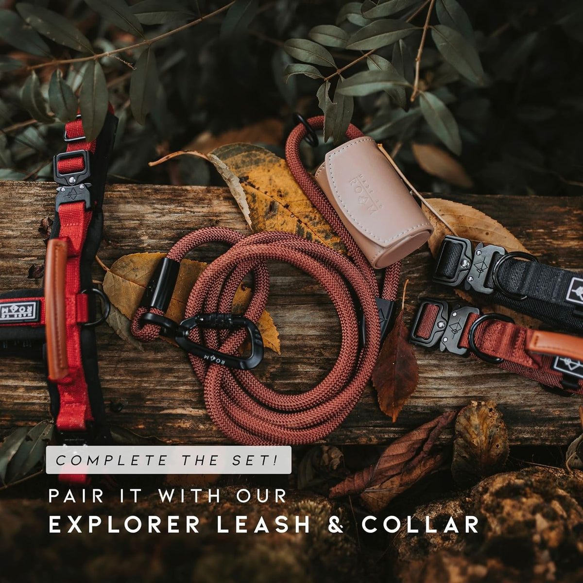 MADE TO ROAM Premium Explorer Harness - Y-Shaped Dog Harness with Adjustable Durable Nylon, Soft