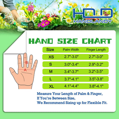 HANDLANDY Pruning Gloves Long for Men & Women, Pigskin Leather Rose Gardening Gloves- Breathable &