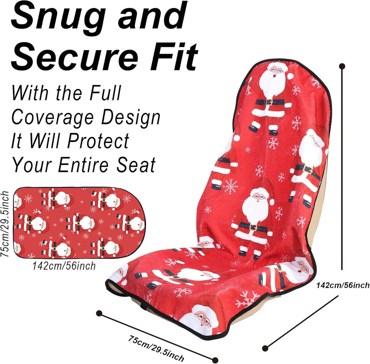 Car Seat Cover Protector Front Seats,for Gym Workout,Running,Swimming,Beach and Hiking,Waterproof