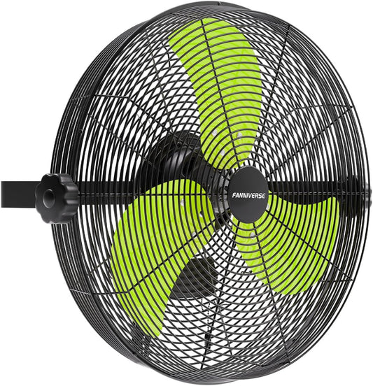 18 Inch Wall Fan Pro Series - 4900 CFM 3 Speed High Velocity Industrial Wall Mount Fans for