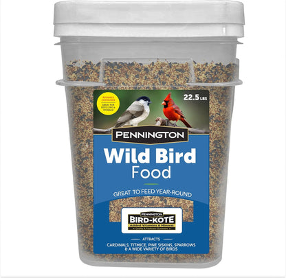 Pennington Wild Bird Food, Wild Bird Seed for Outside Feeders, Great to Feed Year-Round, 22.5-lb.