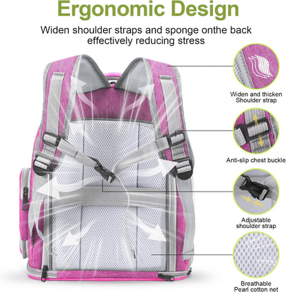 Expandable Cat Backpack,Cat Bubble Backpack Carrier for Carrying Cats, Pets and Small