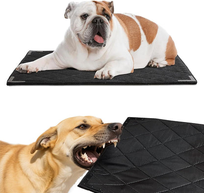 BALAPET Durable Chew Proof Dog Bed with Metal Rivet Corner for Large Dogs, Stable Kennel Pad Mat
