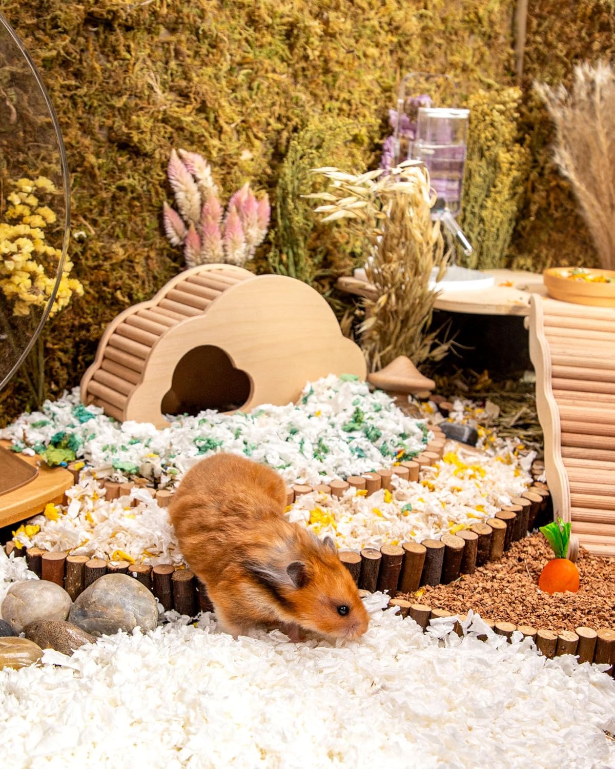 Niteangel Aspen Shaving Hamster Beddings for Syrian Dwarf Hamster Gerbil Mice Degu Rat Rabbit Bunny