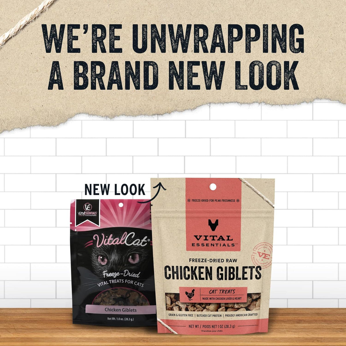 Vital Essentials Chicken Giblets Cat Treats, 1 oz | Freeze-Dried Raw | Single Protein | Grain Free