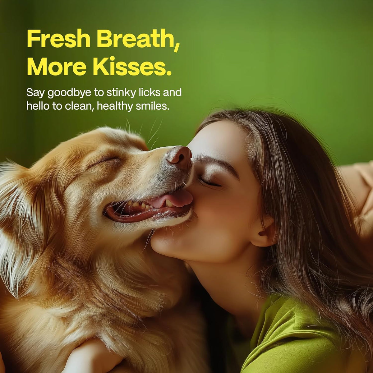 DOCO Dog Teeth Cleaning Wipes Dental Finger Wipes for Cats & Dogs Remove Plaque & Tartar, Freshen