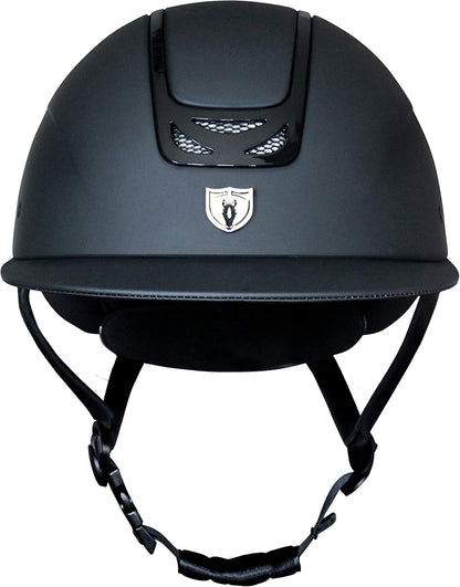 TIPPERARY EQUESTRIAN Horse Riding Helmet - Royal Wide Brim - English Style Protective Horseback