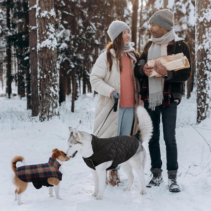 Kuoser Warm Dog Coat, Waterproof Dog Jacket for Extra Large Dogs, Adjustable Durable XXXL Doggie