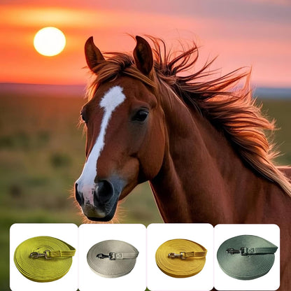 Horse Training Lunge Line with Alloy Trigger Buckle for Accurate Equestrian Training of 32.8 ft(10
