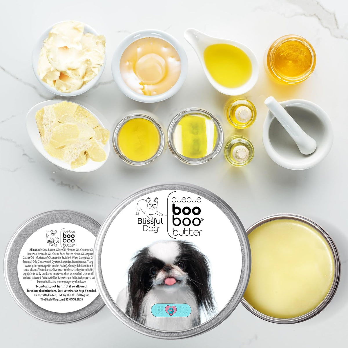 The Blissful Dog Japanese Chin Boo Boo Butter, 16 oz.
