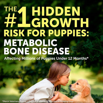 Nature's Protection Hip Joint Supplement for Dogs - Puppy Healthy Growth Mineral Supplements with