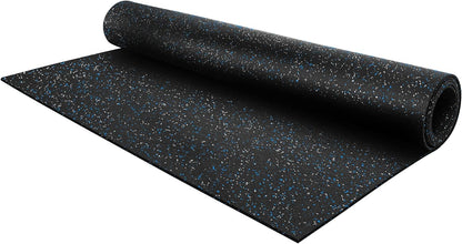 Flooring Inc's 1/4" Thick Tough Rubber Flooring Roll | Flexible Recycled Rubber Floor Mats for Home