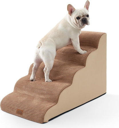 Extra Wide Dog Stairs 19.7" Width, Large Pet Step for Small Medium Dog, Puppy or Cat, Ramp for High