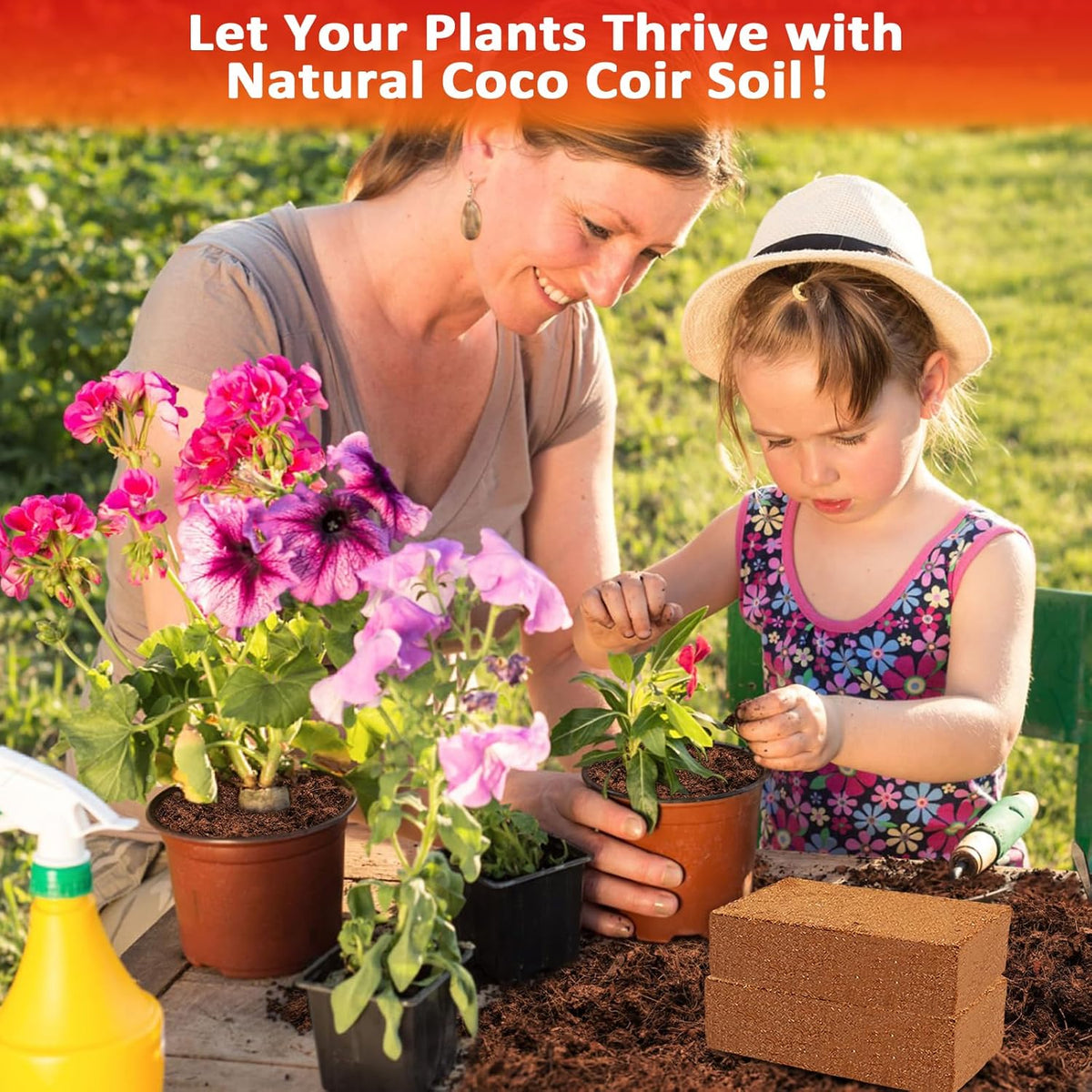 Legigo 8 Pack Coco Coir Bricks (11.2lb), 100% Organic Coconut Coir Fiber Potting Soil for Plants