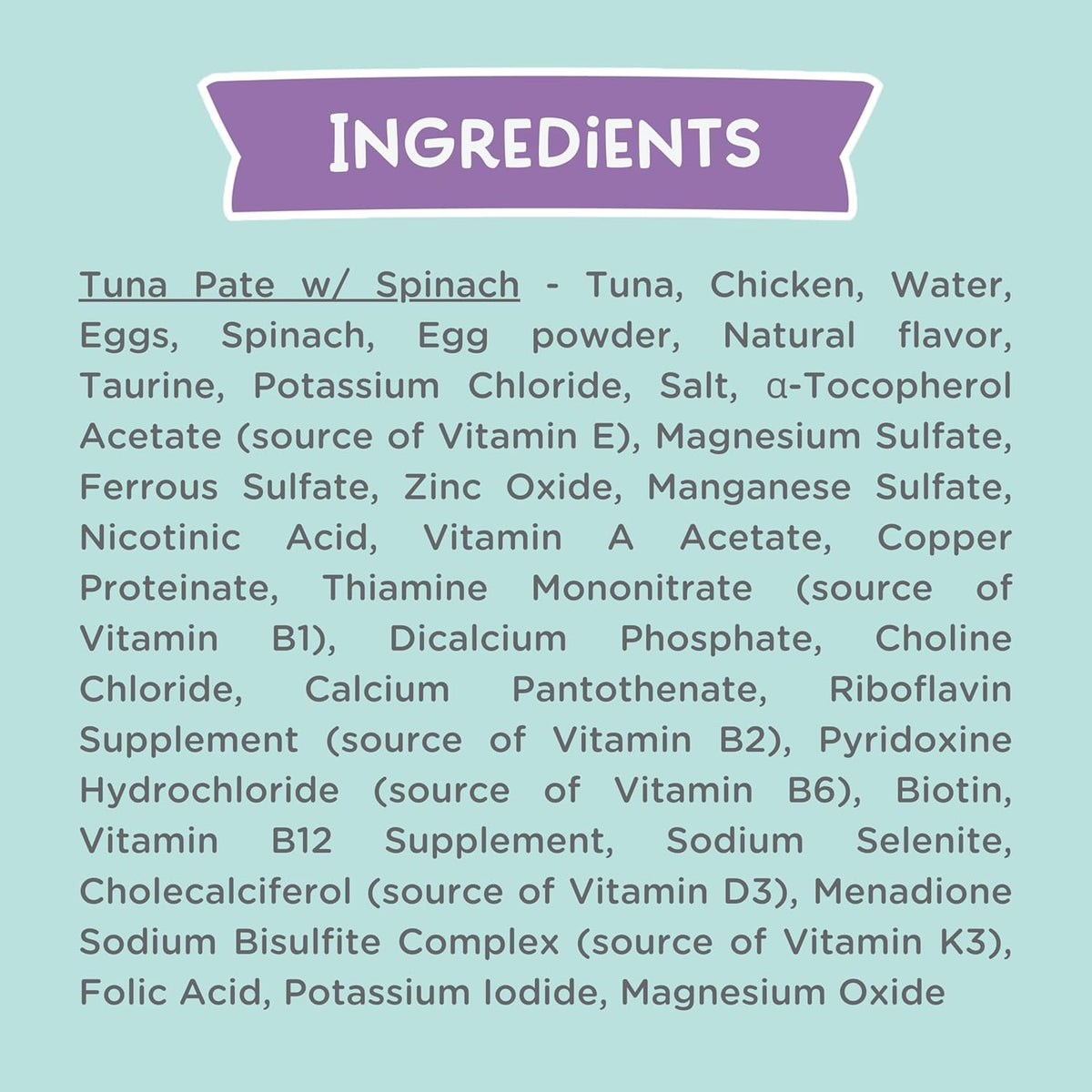 LOVE, NALA - Natural Adult Cat Wet Food - Pate Tuna with Spinach Recipe- Grain Free, Non-GMO, Lean