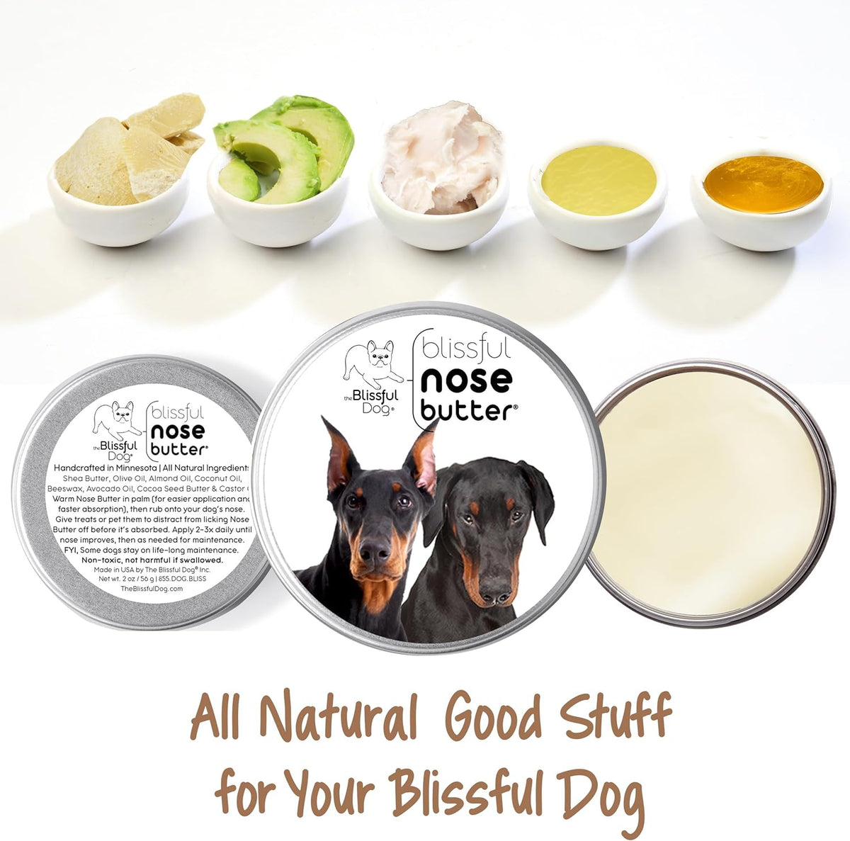 The Blissful Dog Doberman Unscented Nose Butter