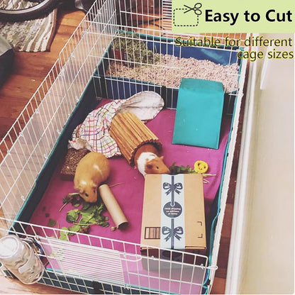 Pet Cage Liner Protection, Rabbit Cage Plastic Panels, 18 PCS Cage Urine Guard for Rabbit, Guinea