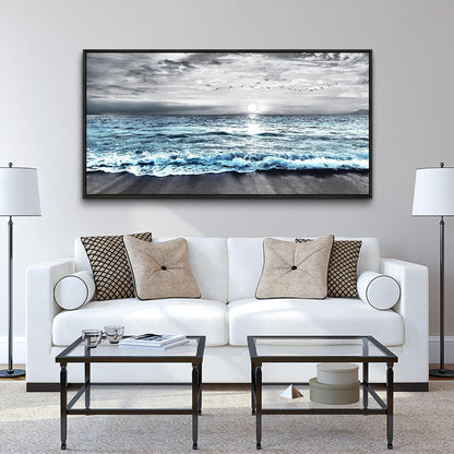 Wapluam Large Black Framed Wall Art For Living Room Wall Decor For Bedroom Office Wall Decorations