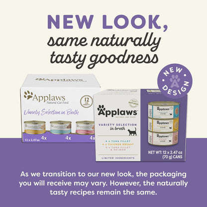 Applaws Natural Wet Canned Cat Food, Made with Limited and Natural Ingreidents, Real Protein with
