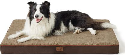 Bedsure XL Dog Beds Large Sized Dog -Orthopedic Flat Extra Large Pet Beds with Removable Washable