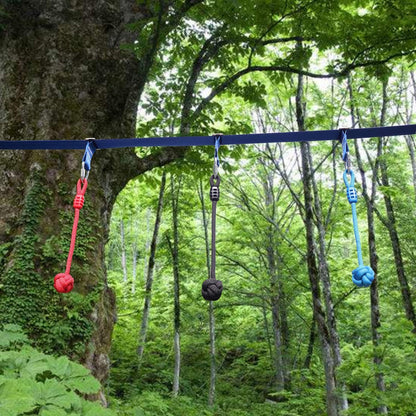 Rainbow Craft 3-Pack Ninja Fist Holds for Warrior Obstacle Course - Slackline & Monkey Bar